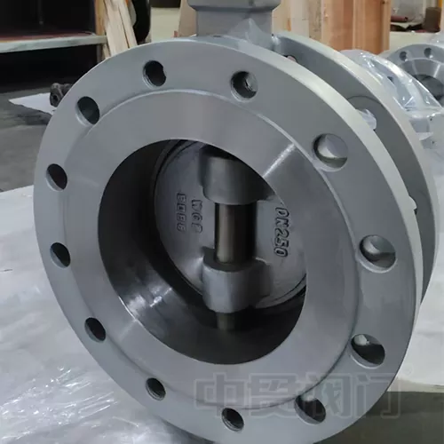 WCB Triple eccentric flange ວາວ butterfly